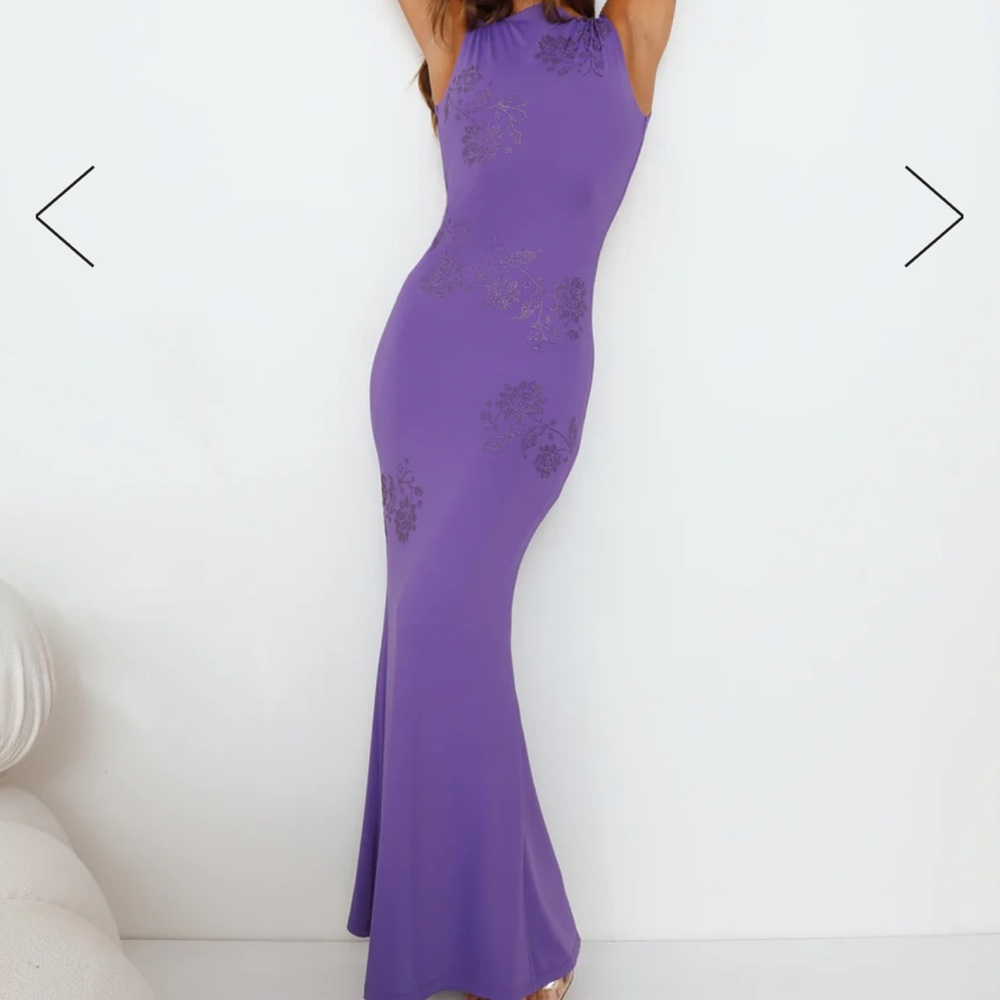 Hello Molly Runaway Madoni Maxi Dress in purple